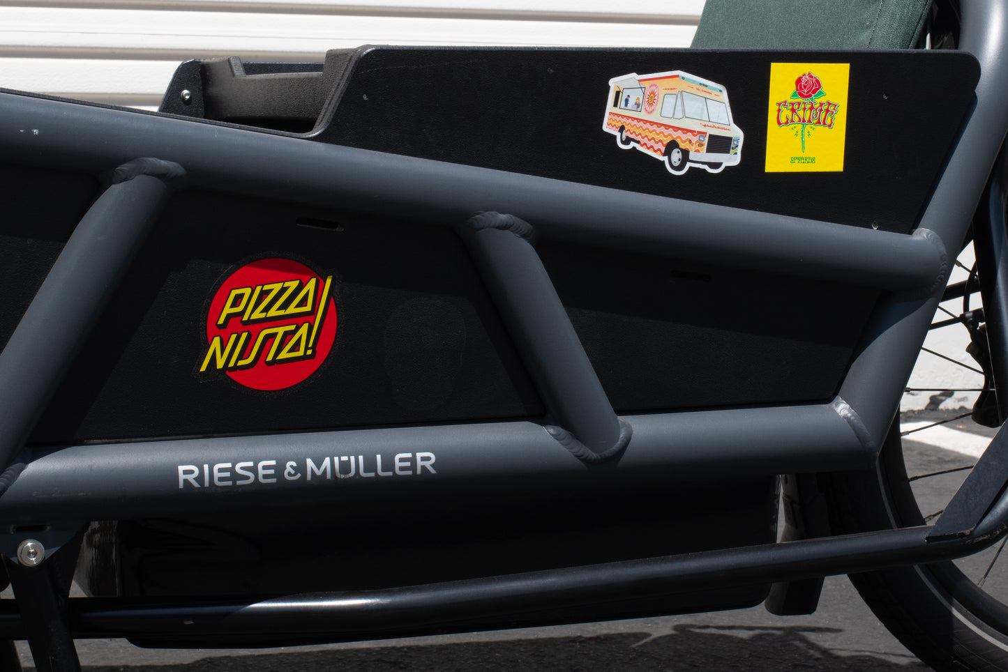 USED Riese and Muller Load 75 Electric Cargo Bike Bosch Cargo Line Speed Rohloff Dual Battery Class 3