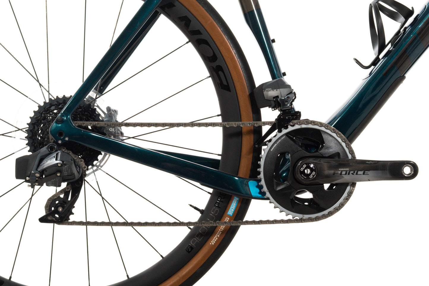 USED 2023 Trek Checkpoint SL7 Gen 2 SRAM Force AXS 2x12 speed 58cm Gravel Bike Carbon Frame + Wheels Blue