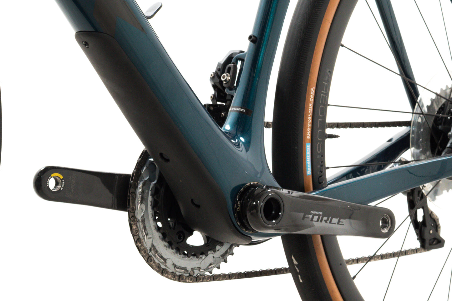 USED 2023 Trek Checkpoint SL7 Gen 2 SRAM Force AXS 2x12 speed 58cm Gravel Bike Carbon Frame + Wheels Blue