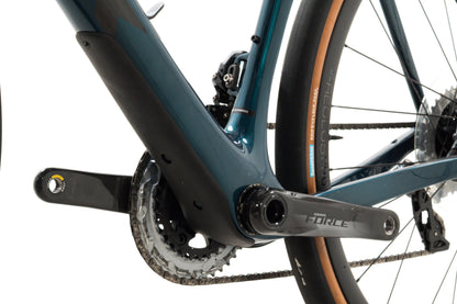 USED 2023 Trek Checkpoint SL7 Gen 2 SRAM Force AXS 2x12 speed 58cm Gravel Bike Carbon Frame + Wheels Blue