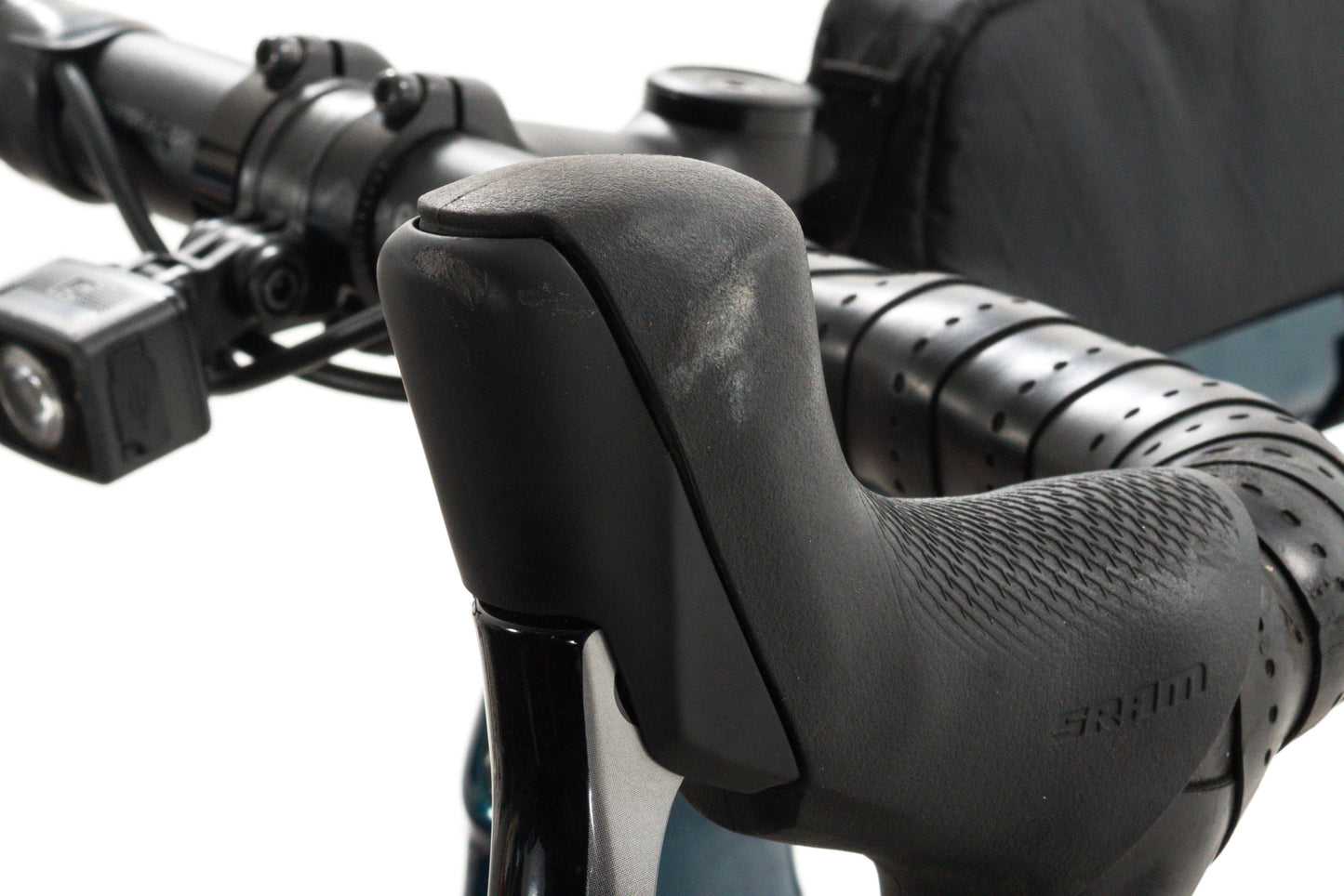 USED 2023 Trek Checkpoint SL7 Gen 2 SRAM Force AXS 2x12 speed 58cm Gravel Bike Carbon Frame + Wheels Blue