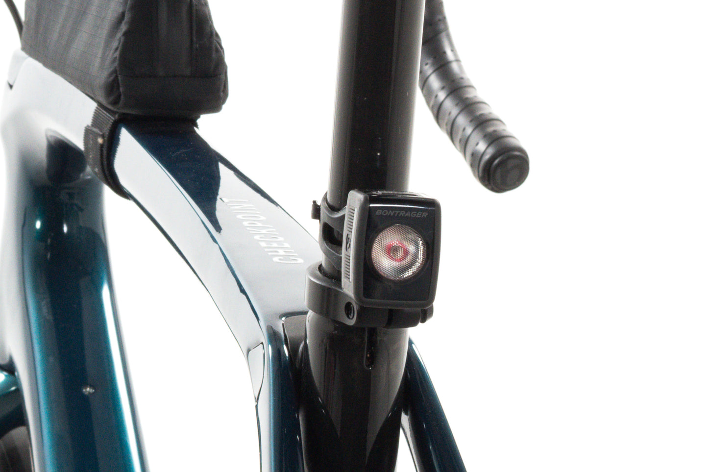 USED 2023 Trek Checkpoint SL7 Gen 2 SRAM Force AXS 2x12 speed 58cm Gravel Bike Carbon Frame + Wheels Blue