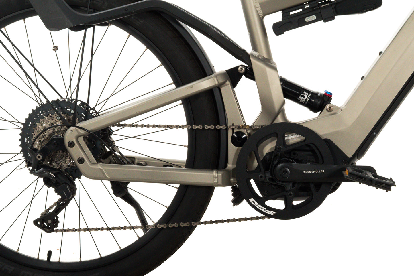 USED Riese and Muller Superdelite 56cm Dual Battery Electric Touring Bike Shimano XT 1x11 speed 27.5" Bosch Performance Line Speed