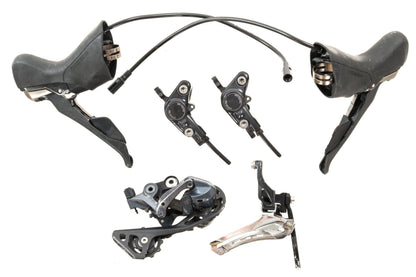 USED Shimano Ultegra 6800/R8000/RS685 2x11 Hydraulic Post Mount Disc Road/Gravel Groupset Shifters, Calipers, Derailleurs