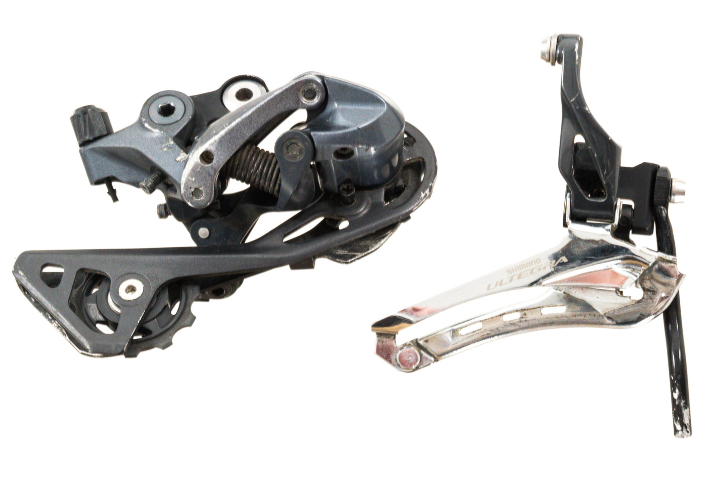 USED Shimano Ultegra 6800/R8000/RS685 2x11 Hydraulic Post Mount Disc Road/Gravel Groupset Shifters, Calipers, Derailleurs