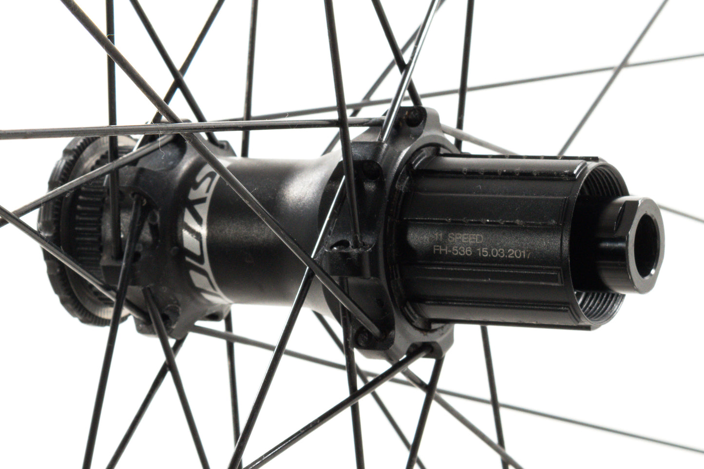 USED Syncros RP 2.0 700C Alloy Road/Gravel Wheelset 100/142 12mm Thru Axle Shimano HG 11 speed Freehub