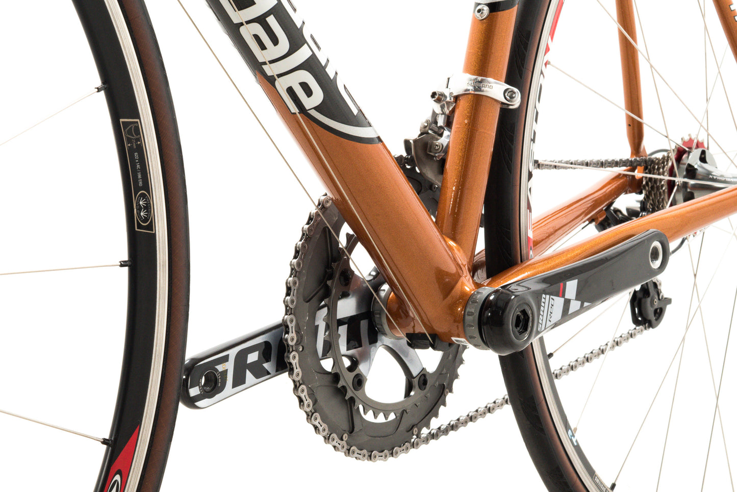 USED 2005 Cannondale Six13 57cm Carbon / Aluminum Road Bike SRAM Red 2x10 speed