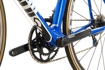 USED 2012 Cinelli Saetta XL Carbon Road Bike Shimano Ultegra 2x10 speed Blue Rim Brake
