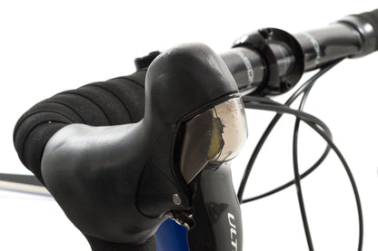 USED 2012 Cinelli Saetta XL Carbon Road Bike Shimano Ultegra 2x10 speed Blue Rim Brake