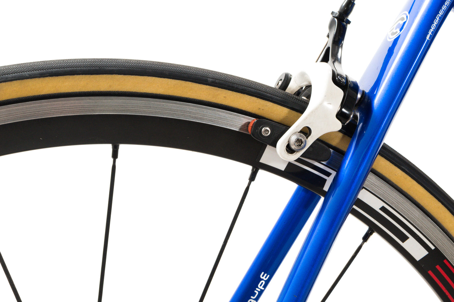 USED 2012 Cinelli Saetta XL Carbon Road Bike Shimano Ultegra 2x10 speed Blue Rim Brake