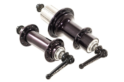 USED White Industries LTA Hub set 24/20H 100/130mm Quick Release Shimano HG 10 speed Black