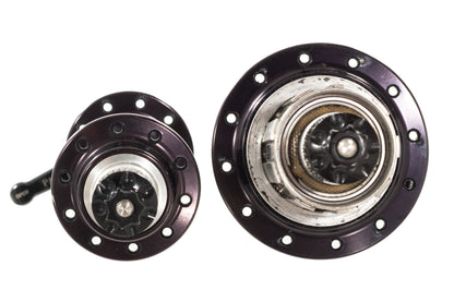 USED White Industries LTA Hub set 24/20H 100/130mm Quick Release Shimano HG 10 speed Black