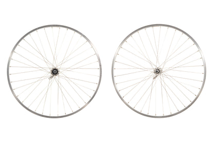 USED Sun rims CR18 26" Mountain Wheelset w/ Shimano M430 Quick Release Hubs Silver