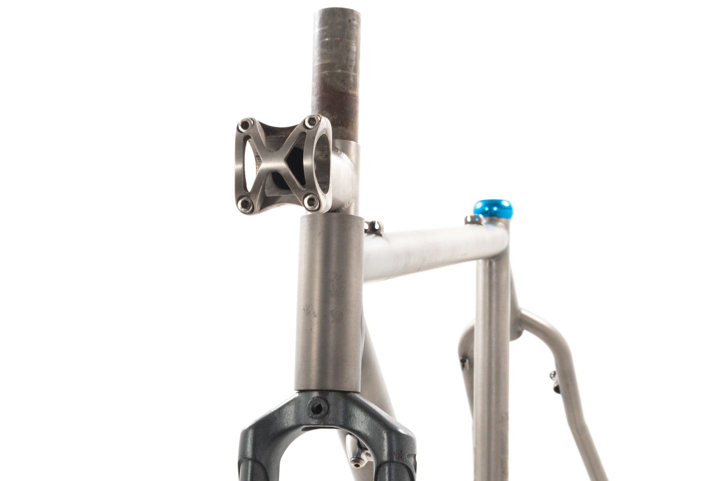 USED Dean Titanium Small Cyclocross Frame Canti/V-Brake 700C w/ Tange Steel Fork and Stem Quick Release