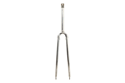 USED Vintage Colnago Lugged Chrome Road Fork Threaded 1" 700C