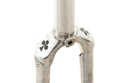 USED Vintage Colnago Lugged Chrome Road Fork Threaded 1" 700C