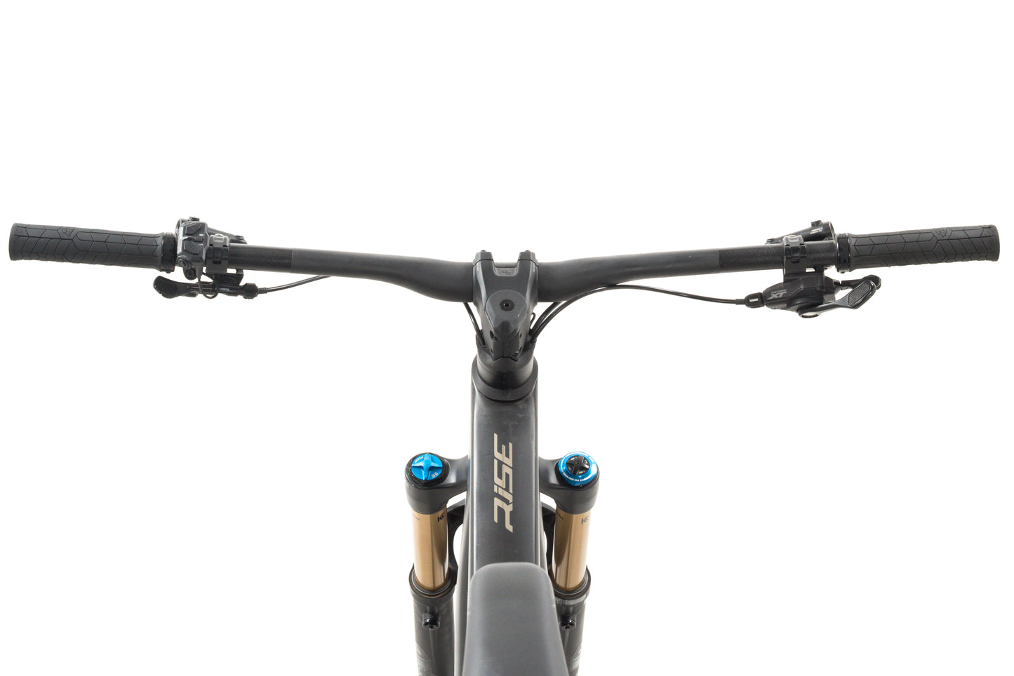 USED 2023 Orbea Rise M10 Carbon E-Mountain Bike Raw/Gray XL Deore XT 1x12 Fox Factory w/ Range Extender