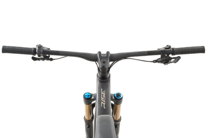 USED 2023 Orbea Rise M10 Carbon E-Mountain Bike Raw/Gray XL Deore XT 1x12 Fox Factory w/ Range Extender