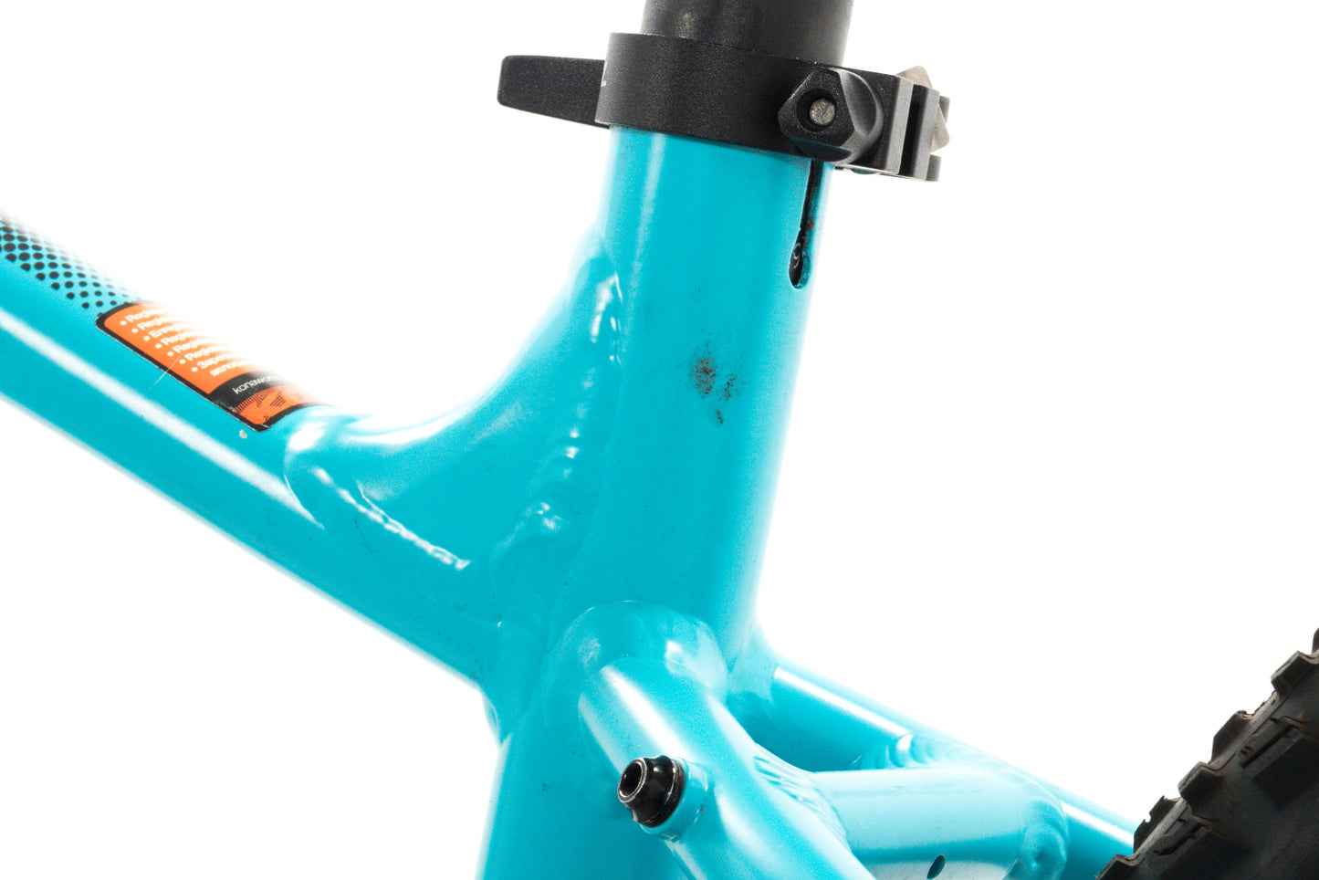 USED Kona Lana'i Medium Hardtail Mountain Bike 27.5" Wheels Shimano 2x8 speed Cyan