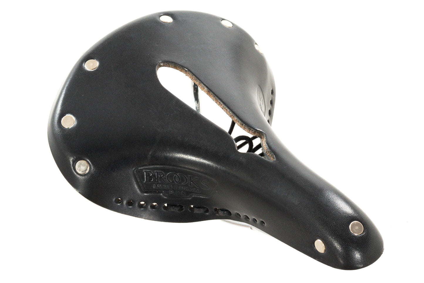 USED Brooks B 17 Carved Short Leather Touring Saddle Black