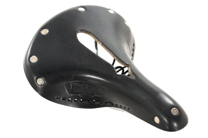 USED Brooks B 17 Carved Short Leather Touring Saddle Black