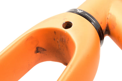 USED 2022 Stinner Gibraltar Steel Road Frameset 56cm Orange Rim Brake White Industries Headset
