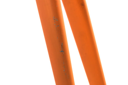USED 2022 Stinner Gibraltar Steel Road Frameset 56cm Orange Rim Brake White Industries Headset