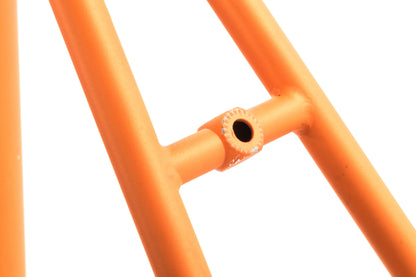 USED 2022 Stinner Gibraltar Steel Road Frameset 56cm Orange Rim Brake White Industries Headset