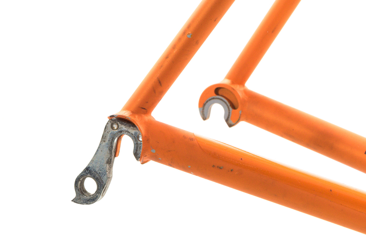 USED 2022 Stinner Gibraltar Steel Road Frameset 56cm Orange Rim Brake White Industries Headset