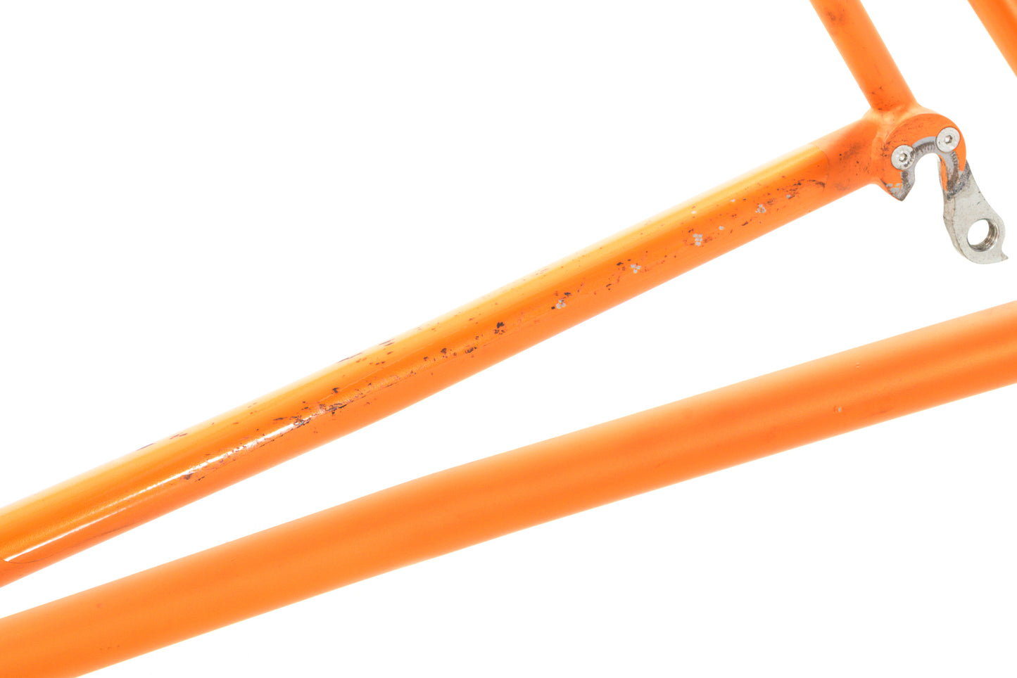 USED 2022 Stinner Gibraltar Steel Road Frameset 56cm Orange Rim Brake White Industries Headset