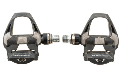 USED Shimano Dura-Ace PD-R9100 SPD-SL Road Pedals