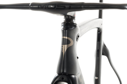 USED 2015 Pinarello Dogma F8 54cm Carbon Road Bike Frameset and Cockpit Rim Brake Black