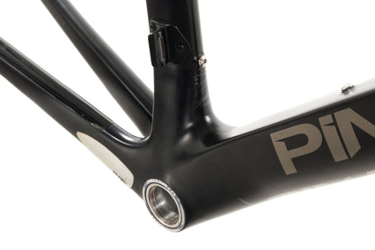 USED 2015 Pinarello Dogma F8 54cm Carbon Road Bike Frameset and Cockpit Rim Brake Black