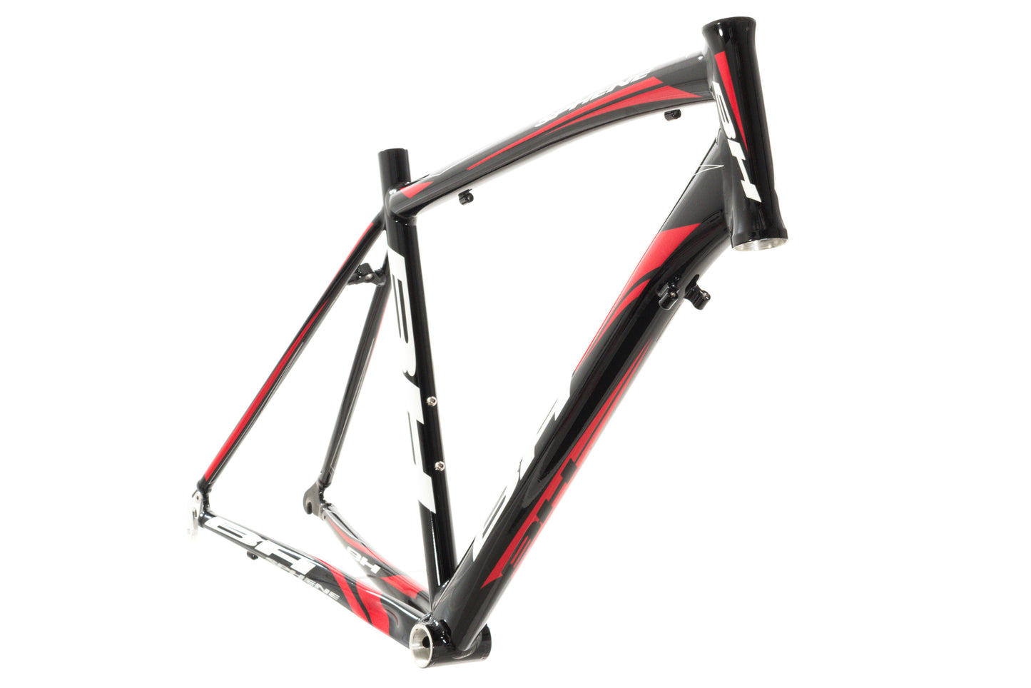 NEW old stock BH Sphene Medium Aluminum Endurance Road Bike Frame Rim Brake Black/White/Red