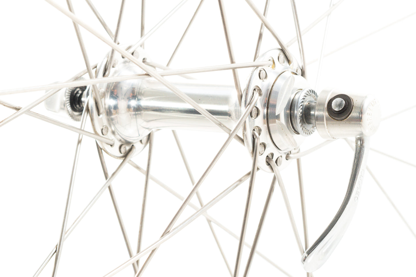 USED Velocity Deep-V 700C Alloy Road Wheelset Campagnolo Chorus Hubs Quick Release Rim Brake