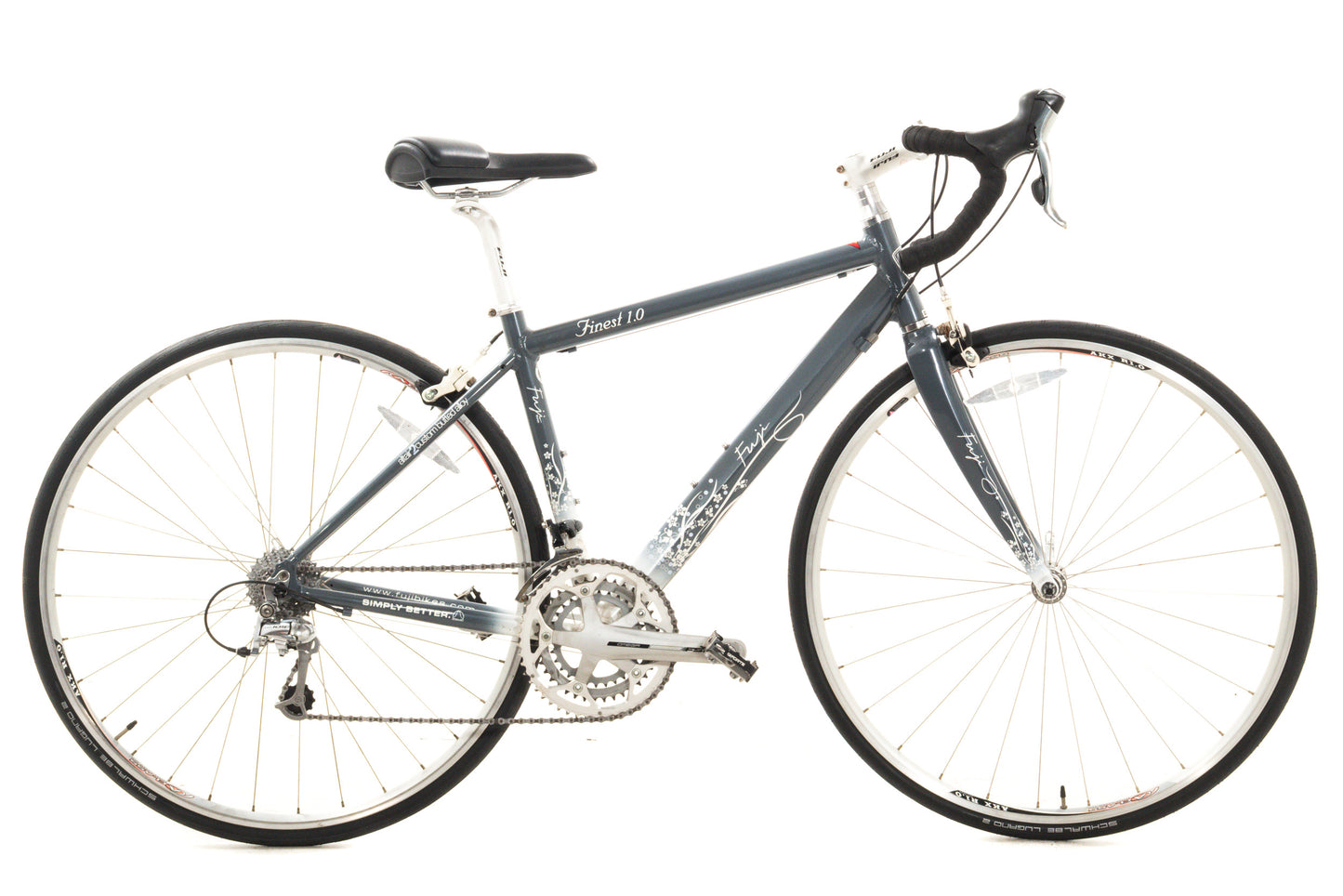 USED Fuji Finest 1.0 XS Aluminum Road Bike w/ Carbon Fork Shimano 105 3x9 speed