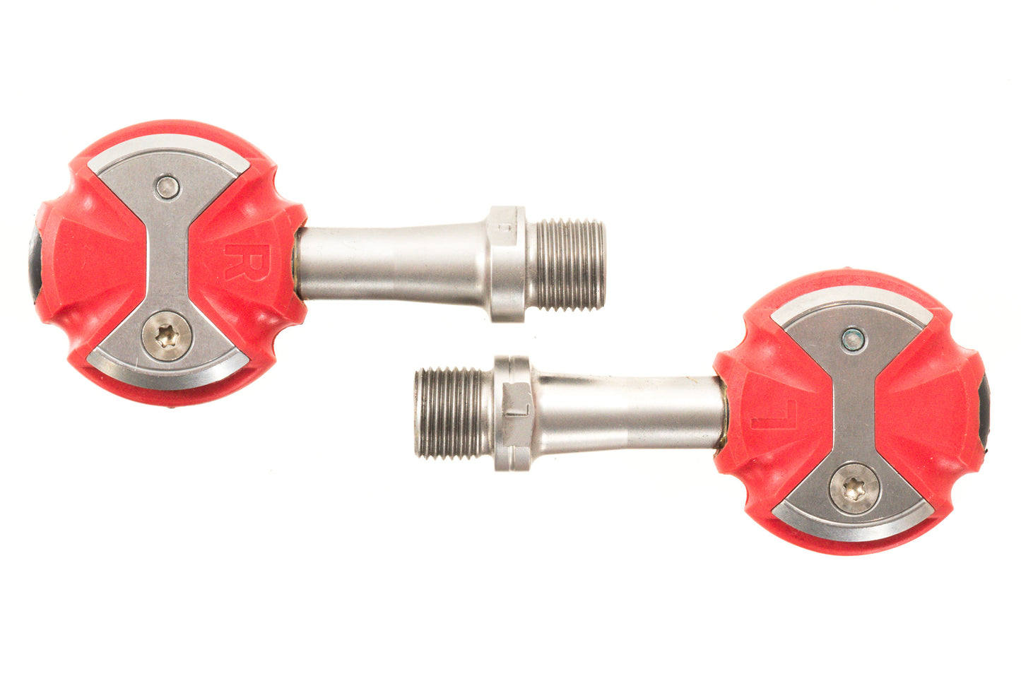 NEW (open box) Speedplay Zero CSC Team Edition Stainless Steel Pedal set w/ Cleats Red