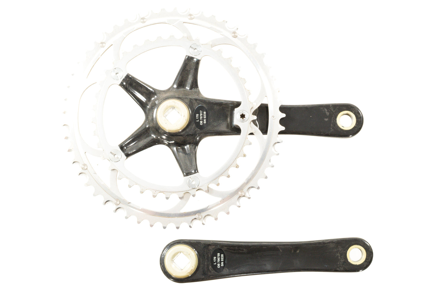 USED Campagnolo Chorus 2x10 speed Groupset Rim Brake 53/39T 170mm Crank 12-25T Cassette