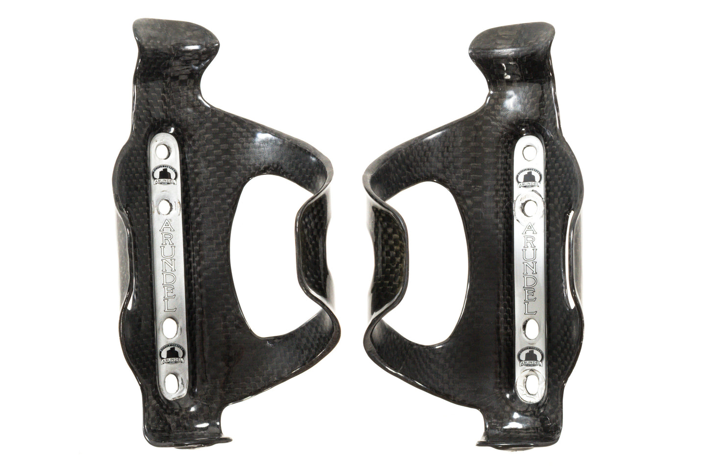 USED Arundel Sidel Load Carbon Water Bottle Cage set (2)