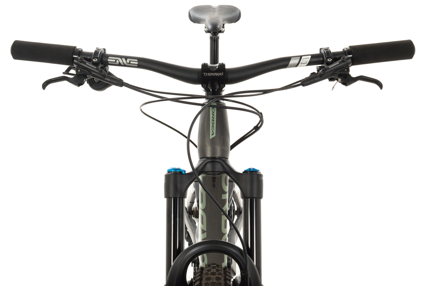 USED 2023 Orbea OCCAM M30 LT Med Mountain Bike Full Sus Trail Green Nobl 29" Carbon Wheels Shimano XT