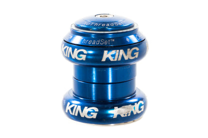 USED Chris King 1-1/8" Blue Threadless Headset