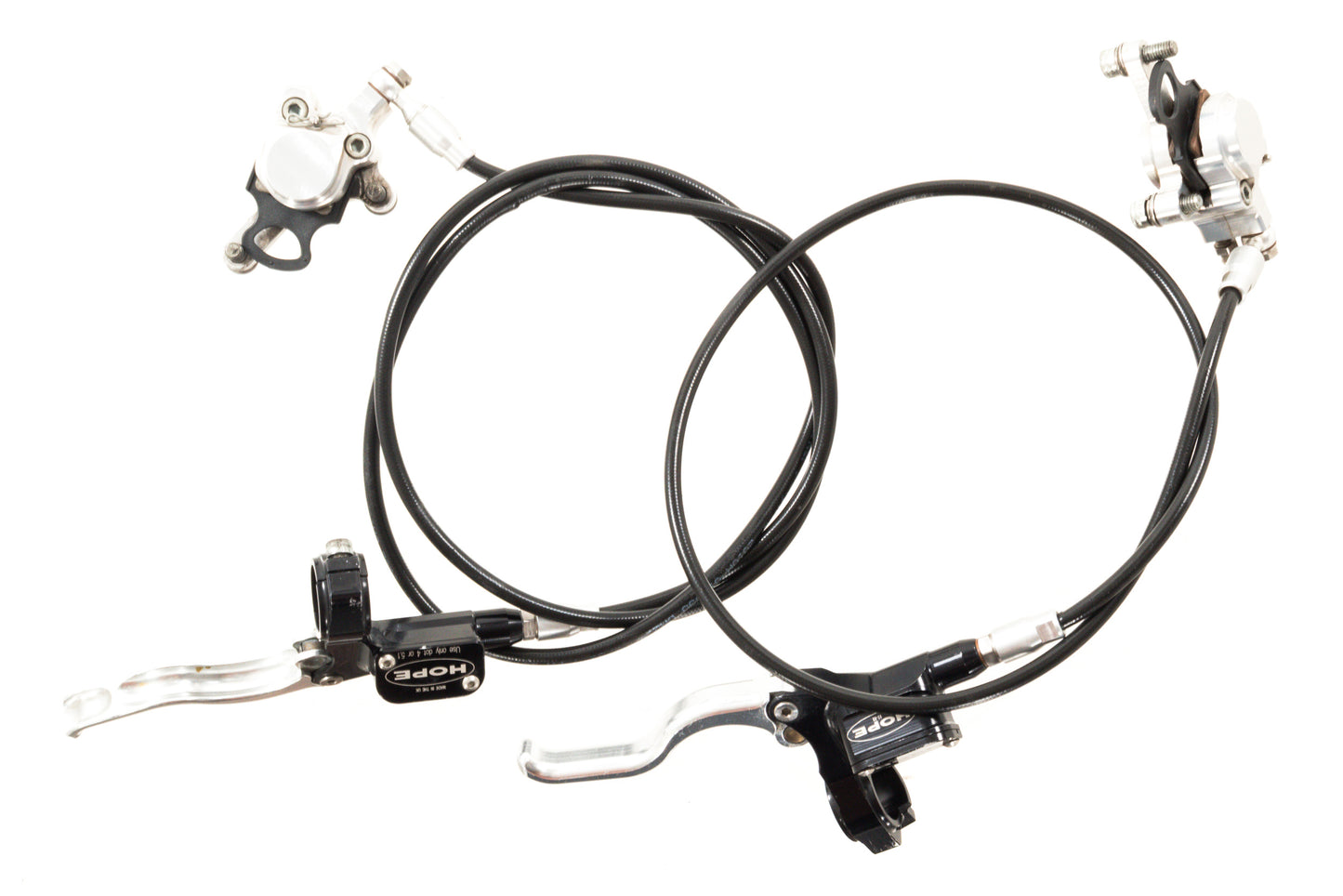 USED Hope IS Mount Hydraulic Brake set Levers and Caliper