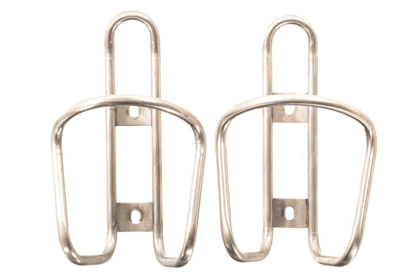 USED King Cage Titanium Water Bottle Cage set (2)