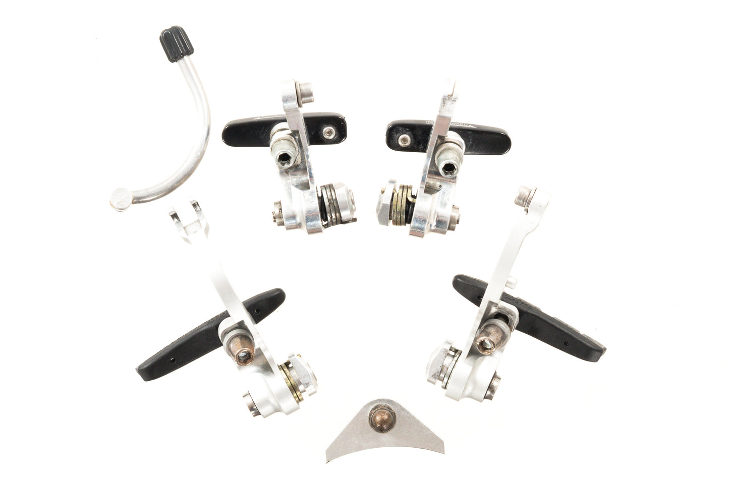 USED Paul MiniMoto Mini-V + Touring Cantilever Brake Set Silver Short Pull