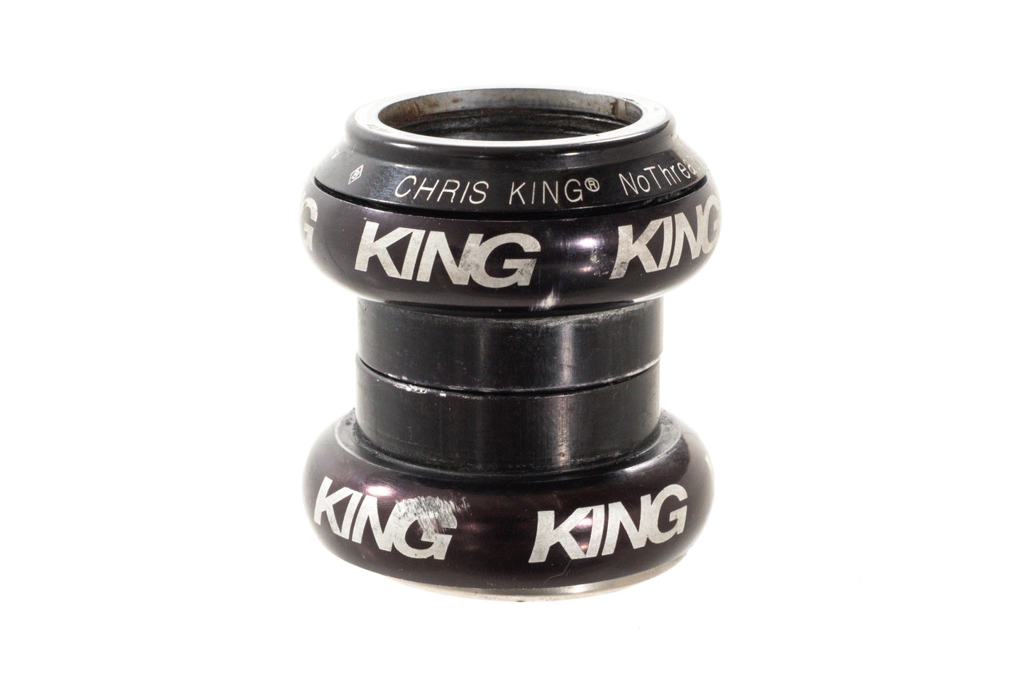 USED Chris King Black 1-1/8 Threadless Headset NoThreadSet
