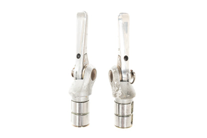 USED Shimano Deore XT M750 3x9 speed Triple Touring Groupset Rivendell Silver Bar End Shifters