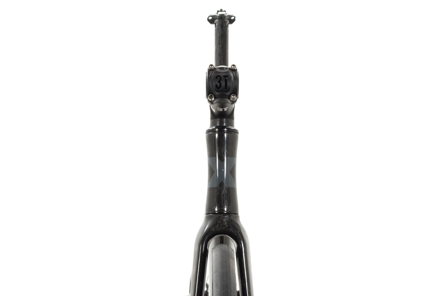 USED Planet X Pro 54cm Carbon Track Framset w/ 82mm Carbon Aero Tubular Wheels (rolling chassis)