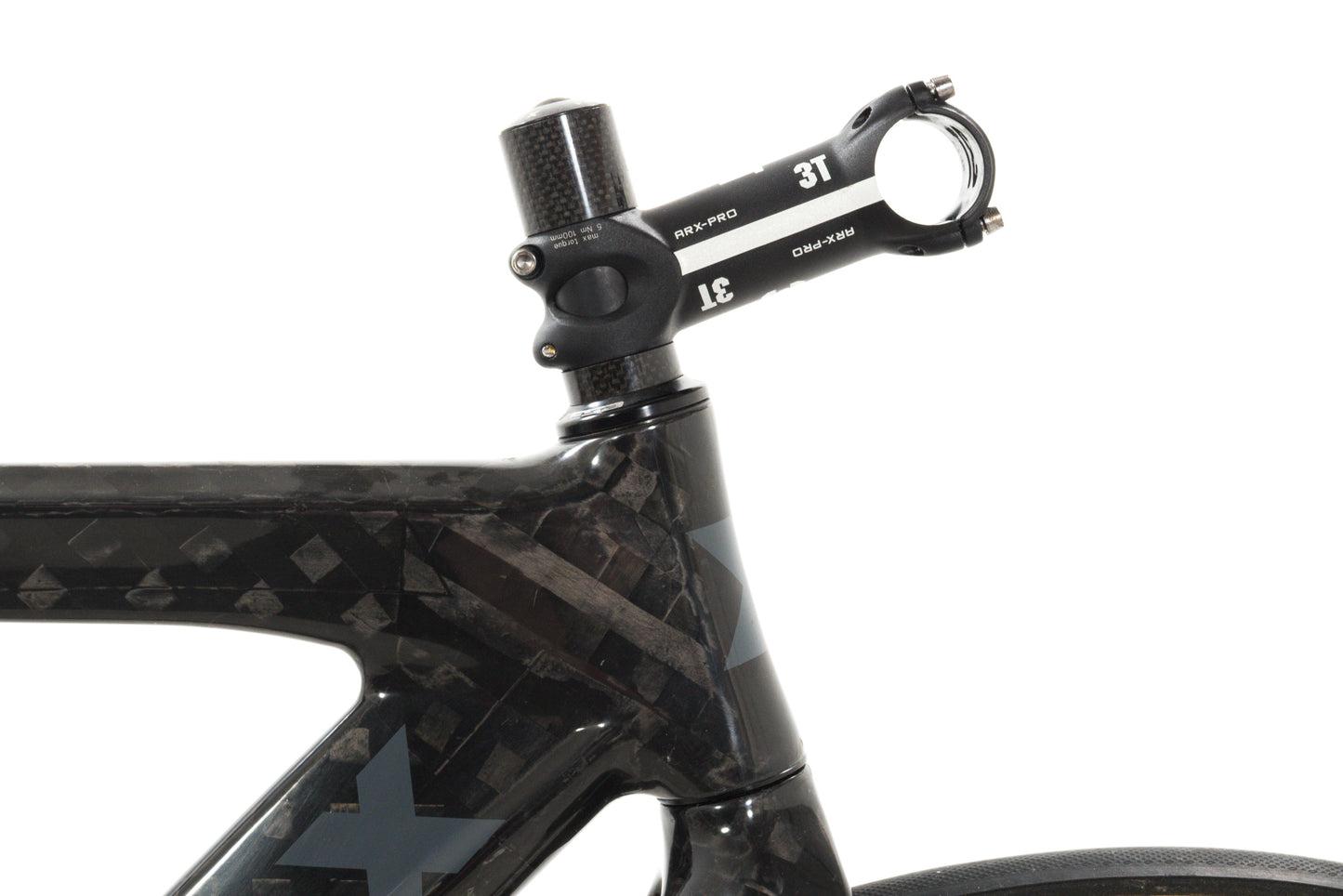 USED Planet X Pro 54cm Carbon Track Framset w/ 82mm Carbon Aero Tubular Wheels (rolling chassis)