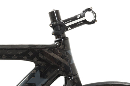 USED Planet X Pro 54cm Carbon Track Framset w/ 82mm Carbon Aero Tubular Wheels (rolling chassis)