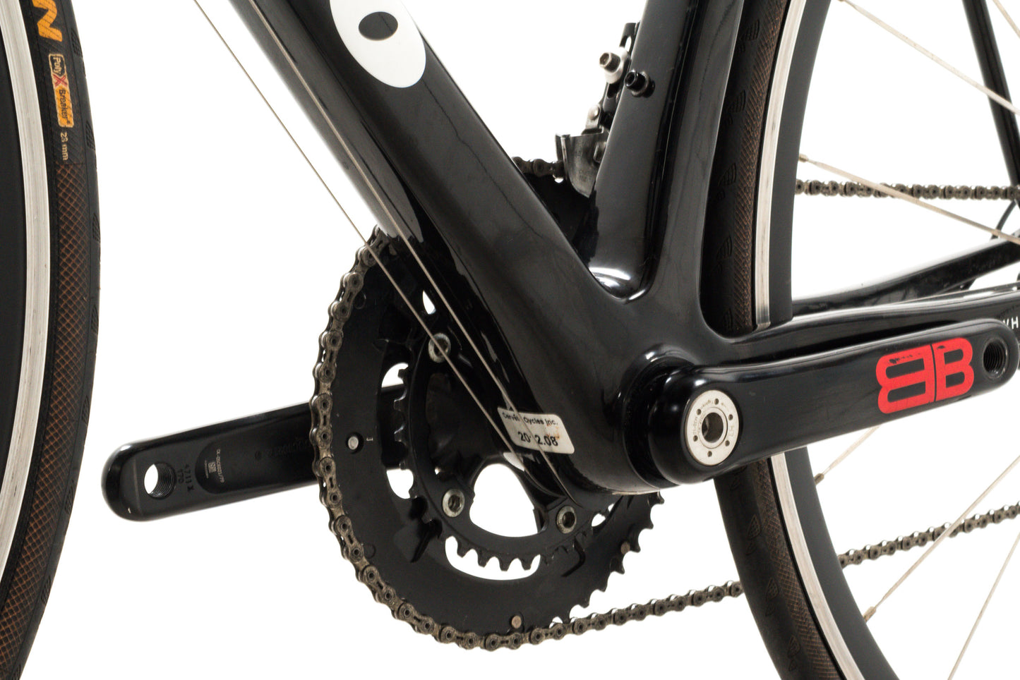 USED 2012 Cervelo R3 51cm Carbon Aero Road Bike SRAM Rival 2x10 speed Black Rim Brake